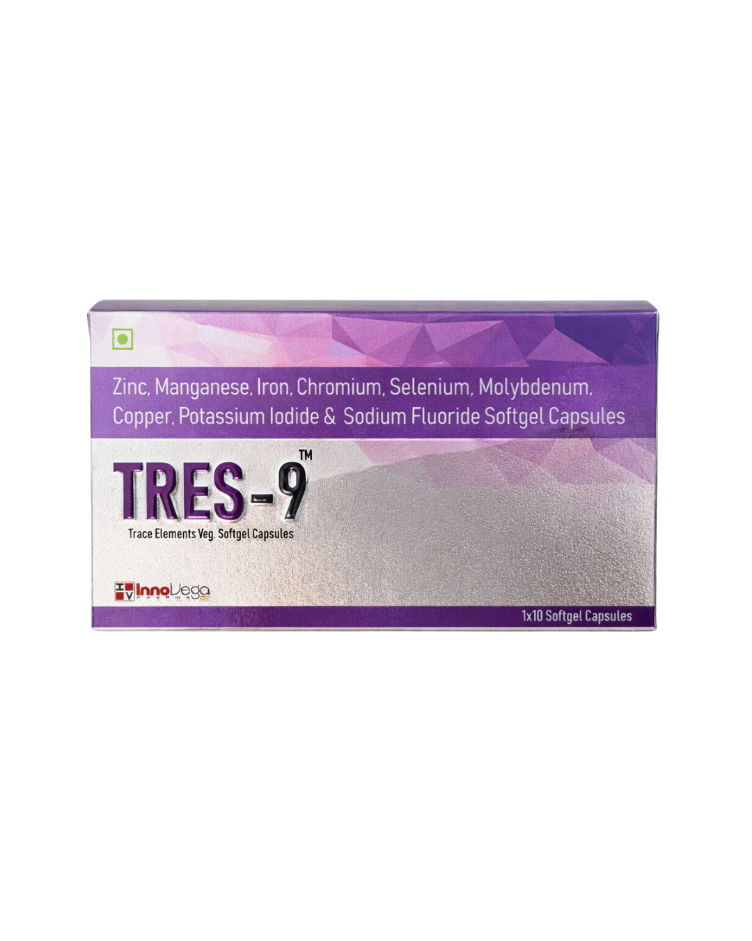 TRES‑9™  Trace Elements Veg. Softgel Capsules